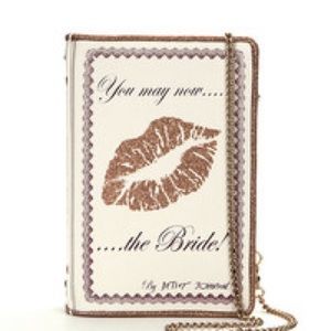 Betsey Johnson wedding day book purse